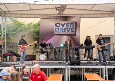 Overdrive auf dem Weinfest des FC Eibelstadt