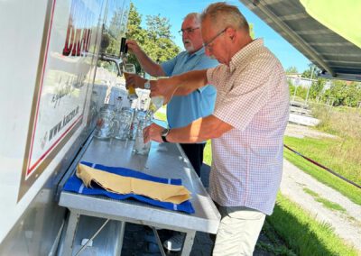 Fleißige Helfer beim ATGV-Sommerfest